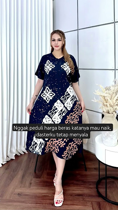 DASTER MALAMAN MODEL KLOK#dress #daster #batik #batikpekalongan