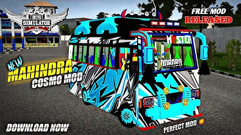 Download MAHINDRA COSMO BUS MOD for bus simulator indonesia| Released | Download Now | #bussidmod
