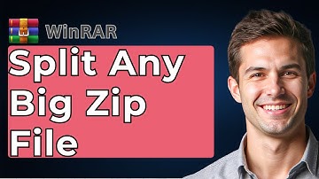 How To Split Any Big Zip File Into Small Parts Using Winrar  How To Split Zip [2025 Guide]