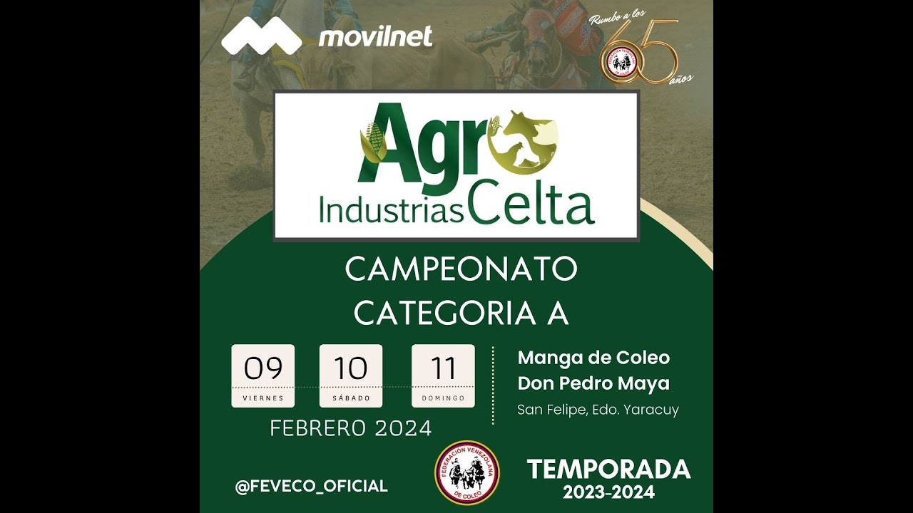Campeonato Nacional de Coleo  Categoria A FEVECO 2023 - 2024  10-02-2024