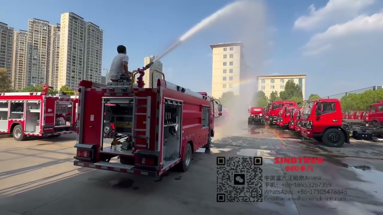 Sinotruk HOWO Light Fire truck Use the tutorial🚒：
