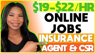 Apply Asap 19-22Hr High-Pay Insurance Work-From-Home Jobs Available In Most States