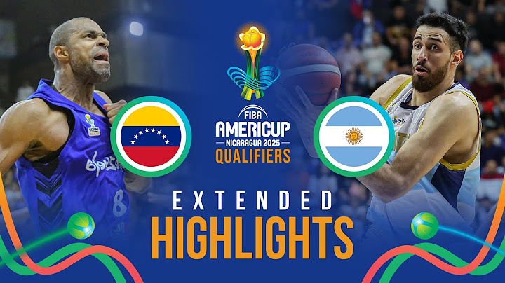 Venezuela 🇻🇪 vs Argentina 🇦🇷 | Extended Highlights | FIBA AmeriCup 2025 Qualifiers