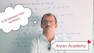 Insert five arithmetic means between 5  and 29 .#class11th #cbse #bseb board