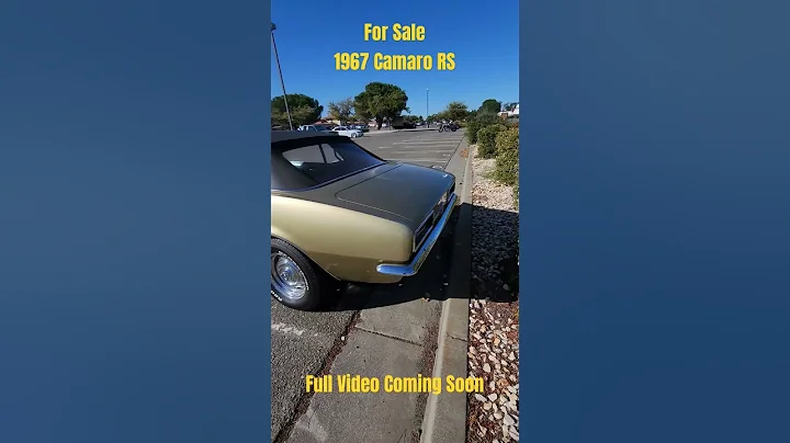 1967 Chevy Camaro For Sale. Full video with details coming soon! #carsforsale #chevycamaro #67camaro