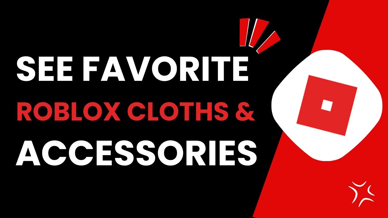 How To See Your Favorite Roblox Clothes And Accessories YouTube 