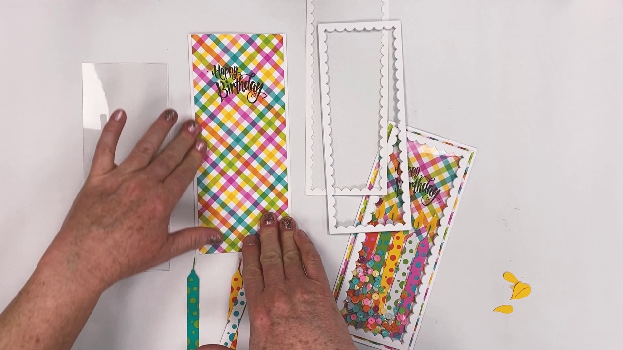 How to make a Birthday Shaker Card With Melanie