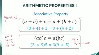006 - Arithmetic Properties I