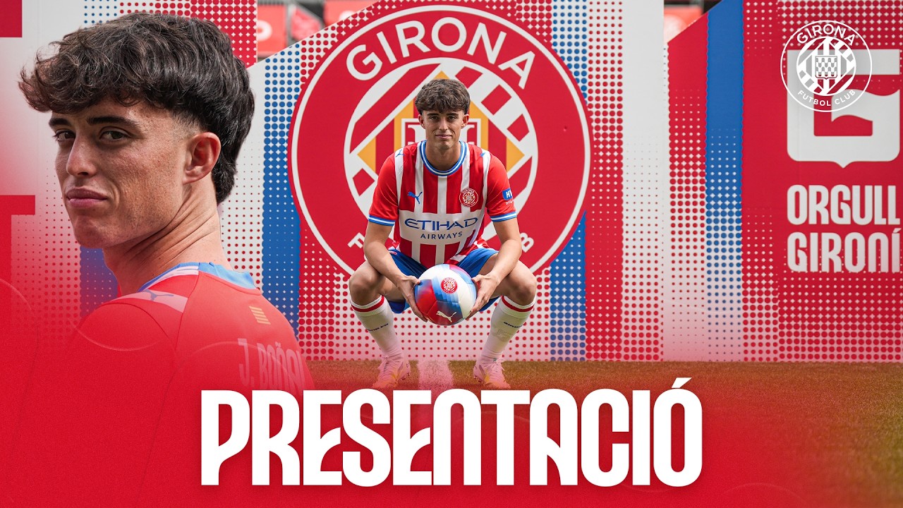 Així ha estat la PRESENTACIÓ de JAVIER BOÑAR | GIRONA FC