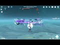 [Solo Boss Challenge] Physical Damage Ganyu (with Amos Bow) vs Raiden Shogun