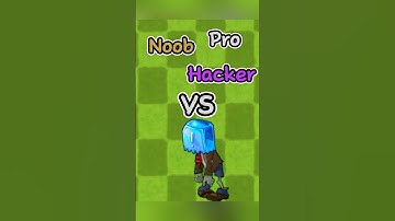 PVZ Fusion - Noob vs Pro vs Hacker Diamond Box Zombie #pvz #memes #shorts