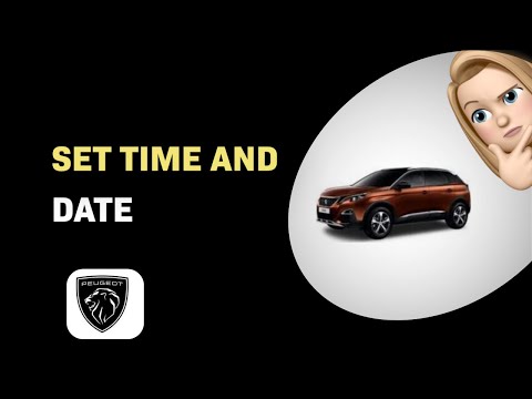 How to Set the Time and Date in Your Peugeot 3008 (2022) - YouTube