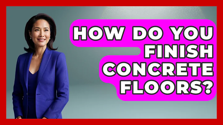 How Do You Finish Concrete Floors? - Civil Engineering Explained