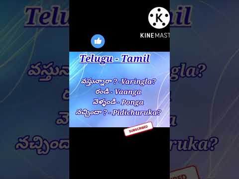 Spoken tamil through