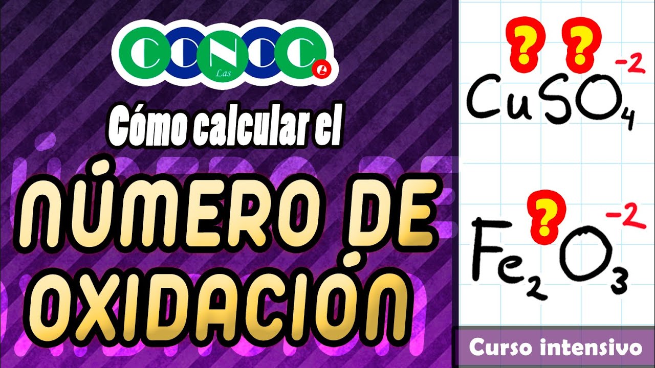 Cómo CALCULAR el NÚMERO DE OXIDACIÓN