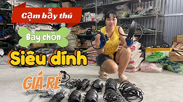 ĐẠI LÝ bán cạm bẫy thú loại 1 dày dặn dùng 5 năm không hỏng . Giá Rẻ