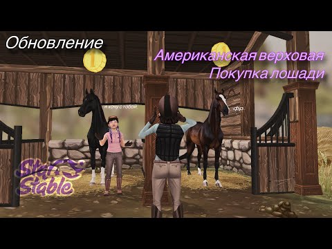 Видео: Американская верховая|Покупка лошади|Новая порода|Разочаровали?|Star Stable Online