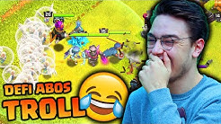 DÉFI TROLL ! J'attaque en FULL GUÉRISSEUSE AVEC LES 4 HÉROS ! Clash of clans FR