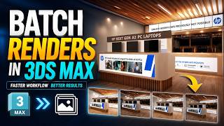 3DS MAX BATCH RENDERS #3dsmax #vray #3dscreation