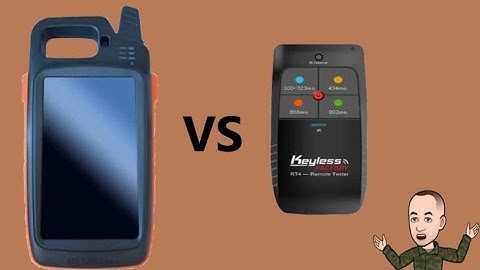 A comparison between the Xhorse Key Tool Max and Keyless Remote Tester