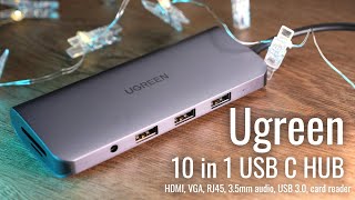 UGREEN USB C HUB 10 in 1 - краткий обзор и тестирование с MacBook Air M1