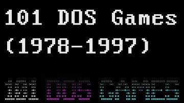 101 MS DOS GAMES (1978–1997)