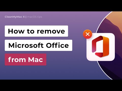 Video: Kā noņemt Office 365 no sava Mac datora?