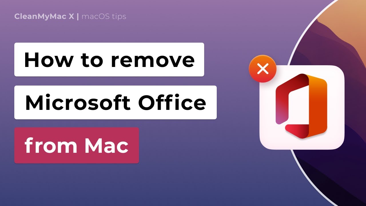 How to Remove Microsoft Office from Mac - YouTube