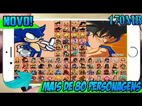 Saiu Mas Completo Jogo Mugen Para Android Com Mas De 80 Personagens Pesando 165mb By Ronaldoyt - roblox cavaleiros do zodiaco roblox cheat proxo