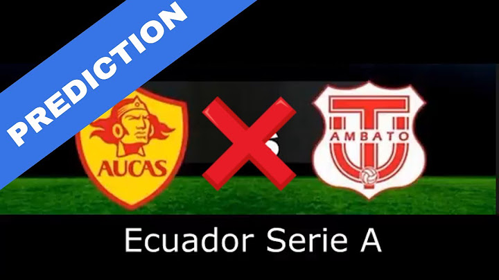 Aucas - Técnico Universitario Video 21/04/2018  Pick Ecuador Serie A