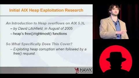 Black Hat USA 2010: Advanced AIX Heap Exploitation Methods 1/5