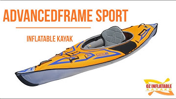 AdvancedFrame Sport Kayak AE1017-O from Advanced Elements and Oz Inflatable Kayaks