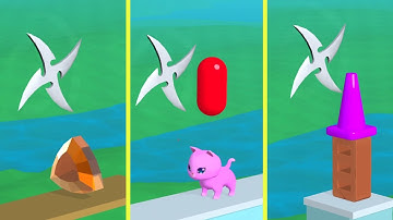 Dont Slice The Cats - Very Satisfying and Relaxing ASMR Slicing Video Game