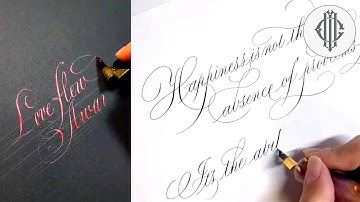 6 kalligrafen die koperen kalligrafie naar een ander niveau brengen # 2