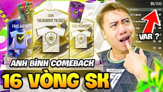 Vodka Quang | 16 vòng mở thẻ cùng ngày comeback của anh Gia Bình và màn check VAR 16 gói FA căng đét