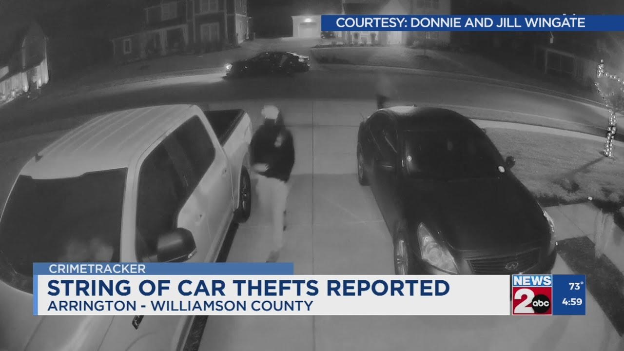 String of car thefts reported in Williamson County - YouTube