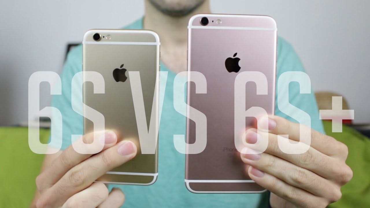 iPhone 6S VS iPhone 6S Plus : Lequel choisir? - Comparatif - YouTube