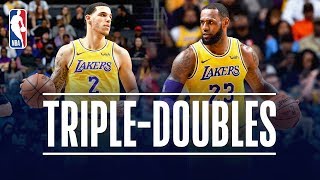 LeBron James \& Lonzo Ball Both Record TRIPLE-DOUBLES | December 15, 2018