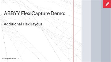ABBYY FlexiCapture for Invoices Demo: Additional FlexiLayouts