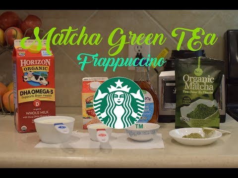 How to Make: EASY Starbucks Matcha Green Tea Frappuccino