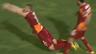 Burak Yılmazın İlginç Gol Sevinci