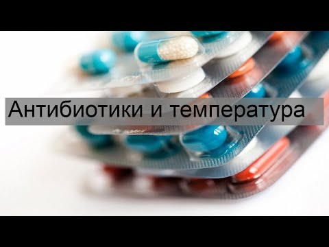 Антибиотики и температура