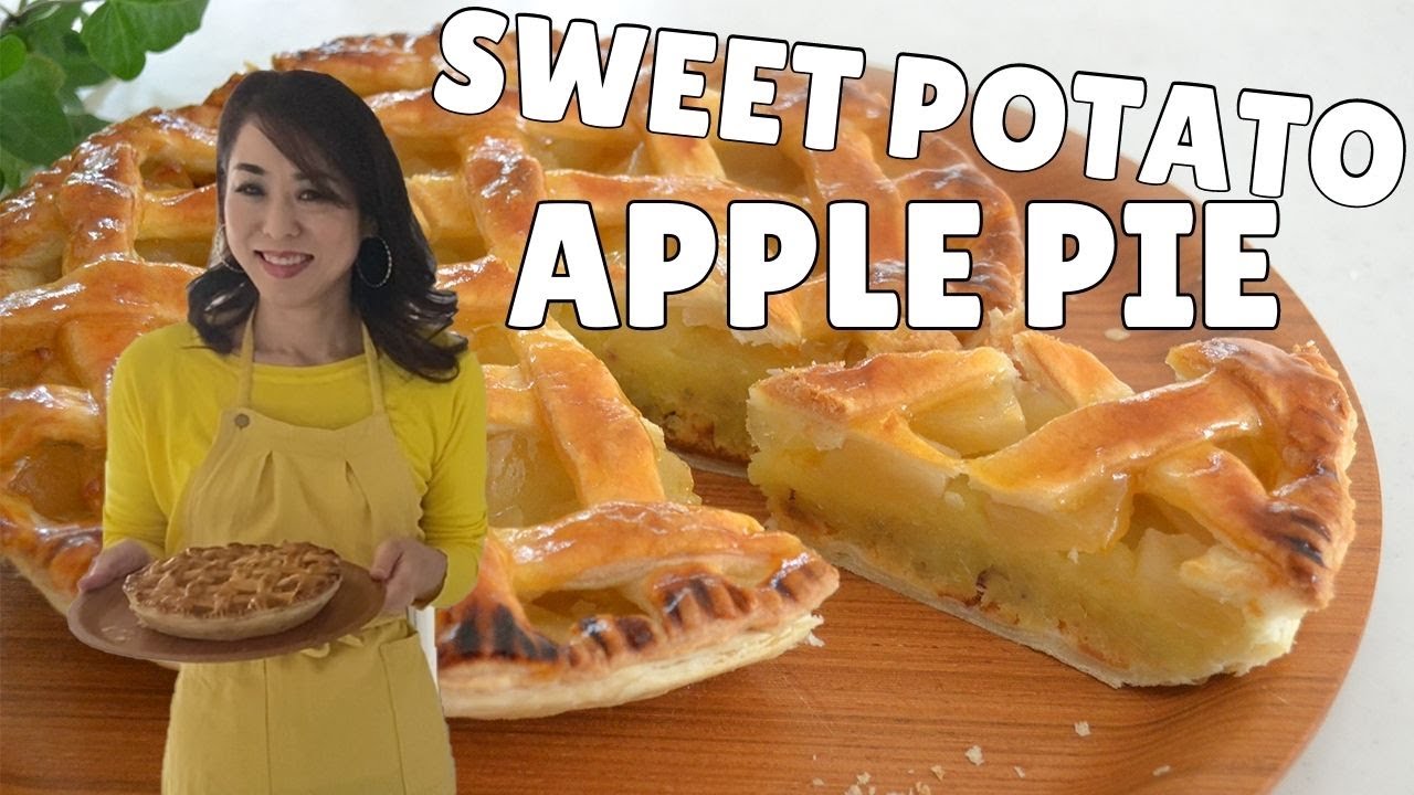 SWEET POTATO APPLE PIE | Japanese -style Thanksgiving pie (EP303) | Kitchen Princess Bamboo