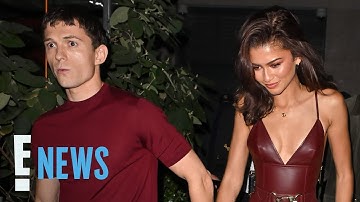 Superhero Boyfriend Tom Holland RESCUES Zendaya From Swarm of Paparazzi | E! News