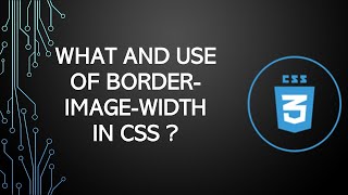 Lecture 16 CSS |border image width |Css Tutorials |Urdu|Hindi| How to give width image of border