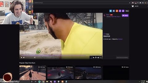 xQc Reacts To Burn Exposing the guy who stream snipe him at burgershot GTA V  | NoPixel 3.0