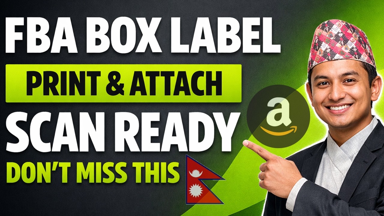 Lesson 87: Amazon FBA Box Label Printing Guide | Correct Placement ...