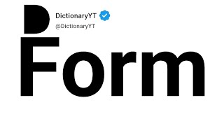 Form Synonyms | Thesaurus | Similar Words 
