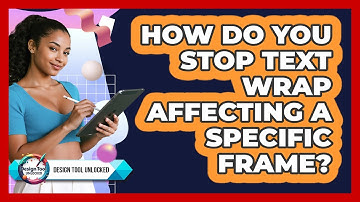 How Do You Stop Text Wrap Affecting A Specific Frame?