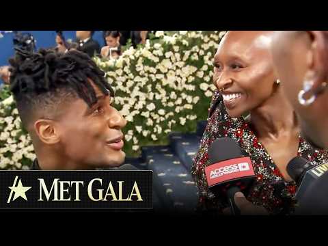 Cynthia Erivo & Jon Batiste's Impromptu Duet As He CRASHES Her 2025 Met Gala Interview